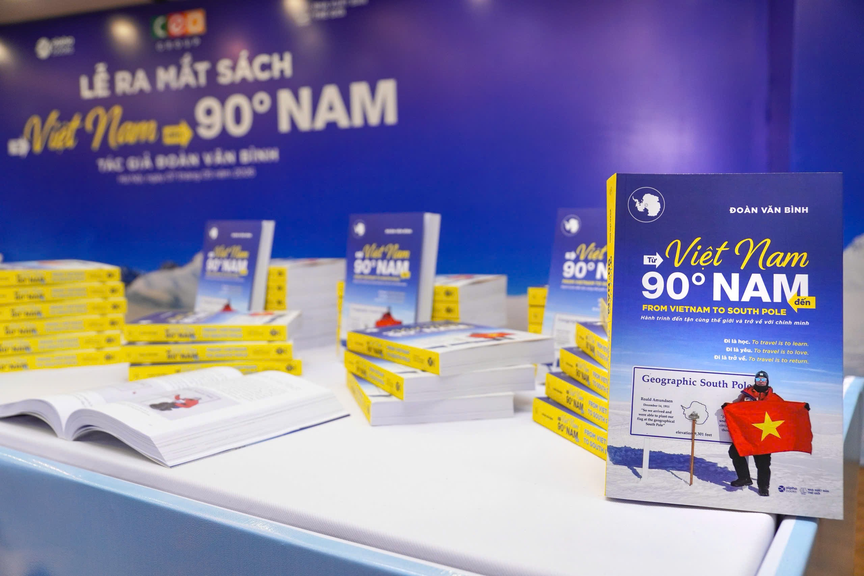 TS. LS. Đoàn Văn Bình ra mắt cuốn sách “Từ Việt Nam đến 90° Nam”: Ai cũng cần một "90° Nam” cho riêng mình!- Ảnh 3.