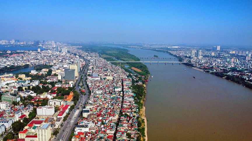 Hà Nội dự kiến di dời, quy hoạch toàn bộ khu dân cư ngoài đê sông Hồng- Ảnh 1.