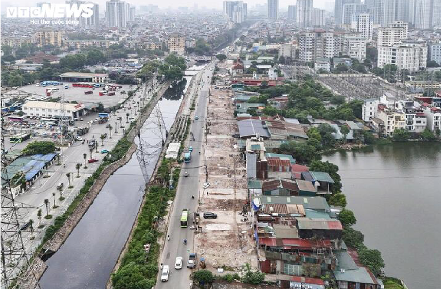 Tăng tốc triển khai thi công tuyến đường 3.400 tỷ ‘đắp chiếu’ 10 năm giữa lòng Hà Nội- Ảnh 1.