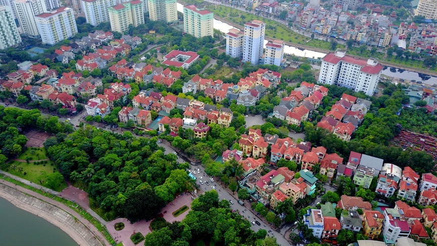 Một góc của bán đảo Linh Đàm. Nguồn ảnh: Internet