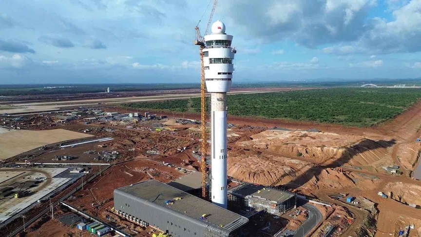 Đài kiểm soát không lưu thuộc sân bay Long Thành. Nguồn ảnh: Báo Lao Động