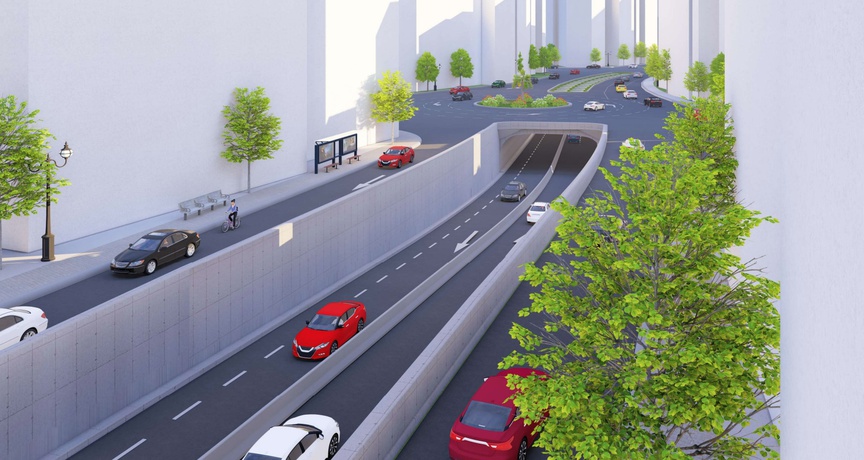 ‘Hòn ngọc biển Đông’ của Việt Nam sẽ xây hầm chui dài gần 600m, giải tỏa xung đột giao thông - Ảnh 1.