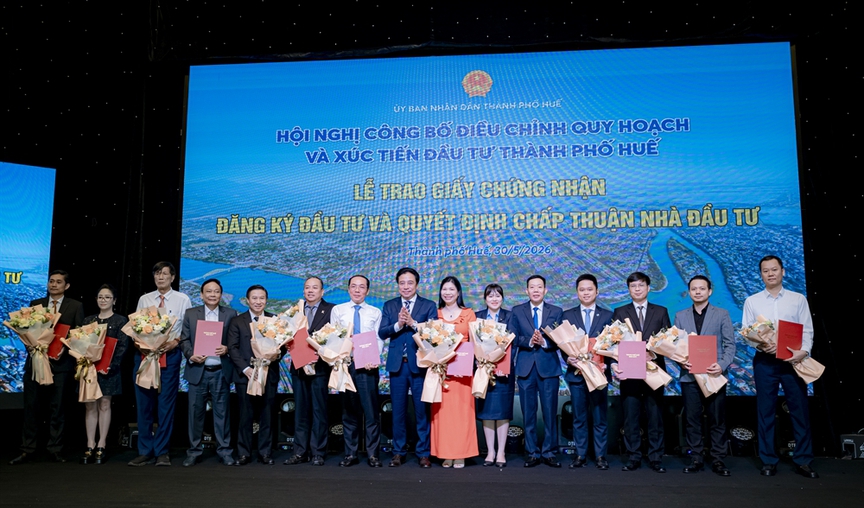 TP. Huế: Công bố điều chỉnh Quy hoạch và Xúc tiến đầu tư- Ảnh 1.