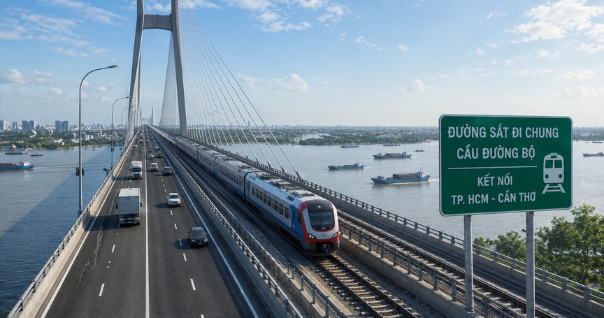 Dự kiến xây dựng tuyến đường sắt đi chung cầu đường bộ kết nối 2 thành phố lớn phía Nam, vốn đầu tư trên 170.000 tỷ- Ảnh 1.