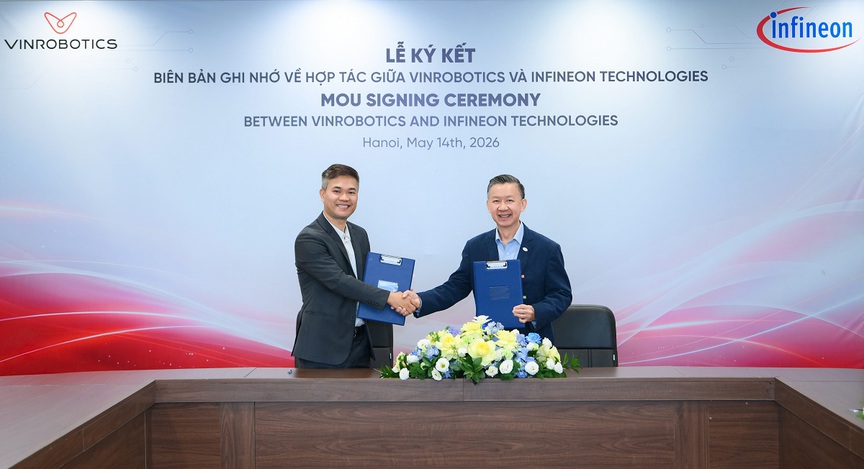 Vinrobotics hợp tác cùng Infineon, phát triển công nghệ lõi cho người máy thế hệ mới- Ảnh 1. Vinrobotics hợp tác cùng Infineon, phát triển công nghệ lõi cho người máy thế hệ mới- Ảnh 1.
