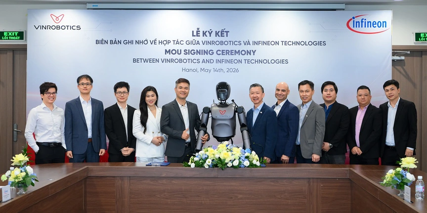 Vinrobotics hợp tác cùng Infineon, phát triển công nghệ lõi cho người máy thế hệ mới- Ảnh 2. Vinrobotics hợp tác cùng Infineon, phát triển công nghệ lõi cho người máy thế hệ mới- Ảnh 2.