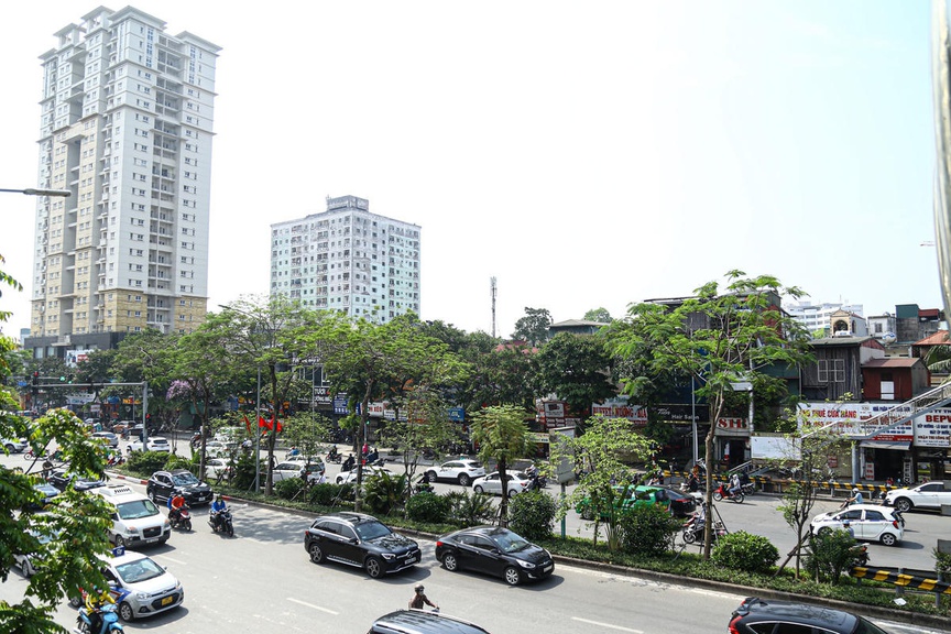 Một góc của tuyến đường Đại Cồ Việt. Nguồn ảnh: Báo Đại Đoàn Kết