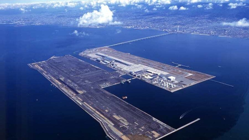 Sân bay đầu tiên xây dựng trên đảo nhân tạo: Từng là kỳ tích hàng không, dự báo chìm hoàn toàn sau 40 năm nữa - Ảnh 1.
