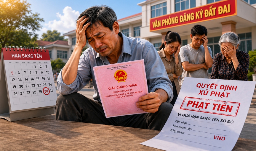 Từ giờ, để quá mốc thời gian này khi sang tên sổ đỏ, người dân có thể bị phạt tiền - Ảnh 1.