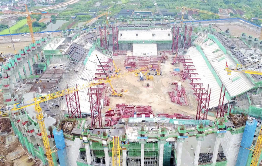Việt Nam sắp triển khai phần mái vòm khổng lồ nặng 8.600 tấn của sân vận động lớn bậc nhất cả nước, sức chứa 60.000 chỗ ngồi vượt chuẩn quốc tế - Ảnh 3.
