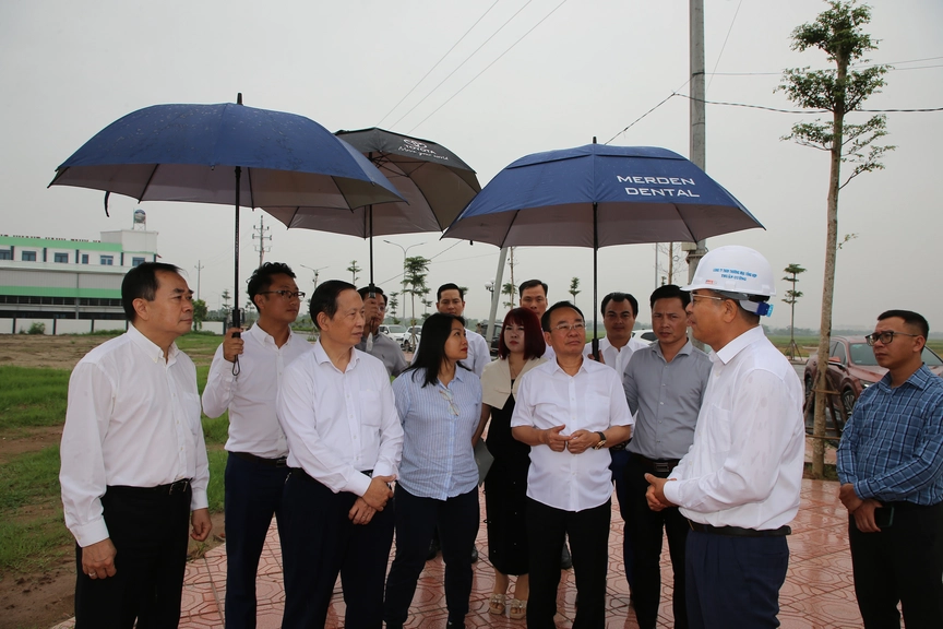 Lãnh đạo VNREA làm việc với Hội Bất động sản và Xây dựng tỉnh Hưng Yên - Ảnh 13.