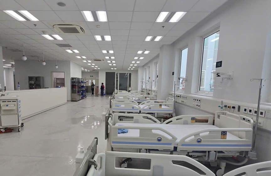 Chỉ 1 tuần nữa, bệnh viện hạng đặc biệt cách Thủ đô 60km chính thức đón bệnh nhân - Ảnh 2.