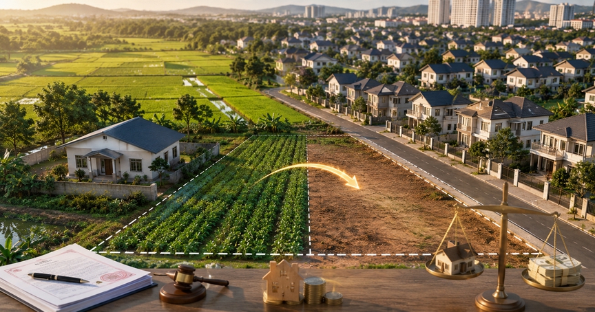 Đất nông nghiệp có nhà hoặc nằm gần khu dân cư có được giảm tiền sử dụng đất khi chuyển sang đất ở? - Ảnh 1.