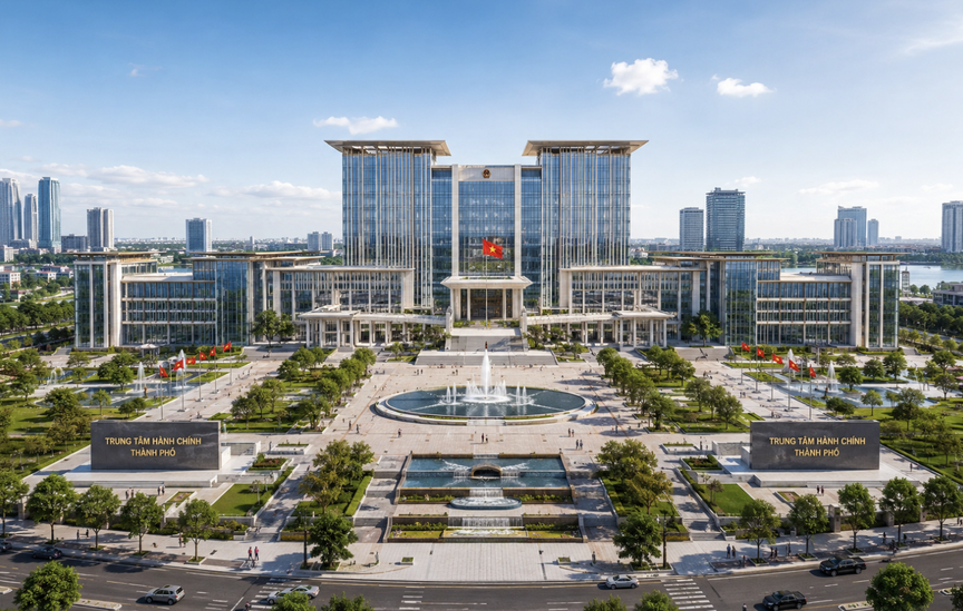 Bắt đầu triển khai xây dựng trung tâm hành chính mới tại thành phố rộng nhất cả nước - Ảnh 2.