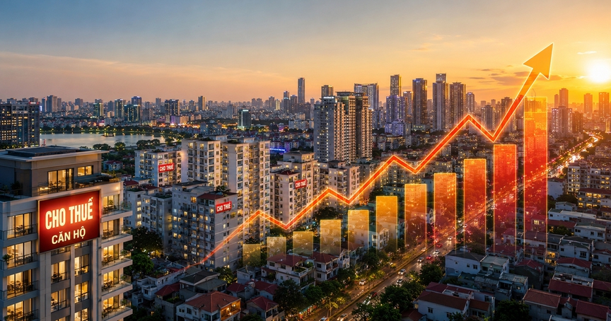 Thị trường nhà cho thuê nóng lên, nhưng đây mới là điều đáng lo của bất động sản Hà Nội- Ảnh 1.