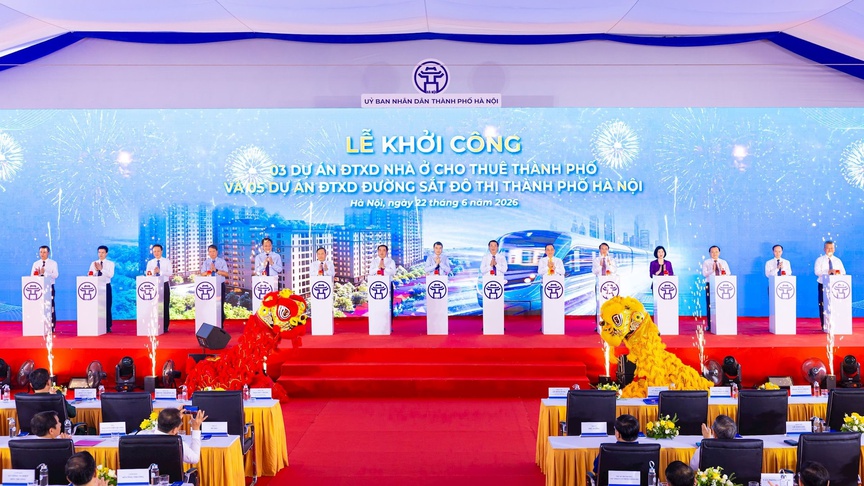Hà Nội chính thức khởi công 5 tuyến đường sắt đô thị do liên danh Vinhomes xây dựng: Hoàn thành sau 4 năm nữa- Ảnh 1.