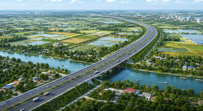 Thành phố duy nhất của Đồng bằng sông Cửu Long sắp làm vành đai 11.300 tỷ, giảm gánh nặng cho nhiều quốc lộ - Ảnh 2.