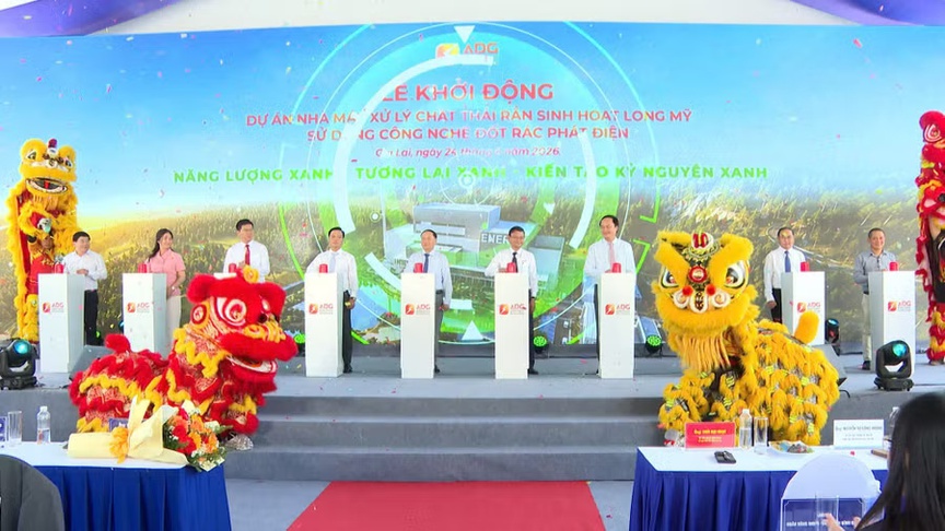 Tỉnh lớn thứ 2 Việt Nam khởi công nhà máy điện rác đầu tiên, vốn đầu tư gần 1.600 tỷ - Ảnh 1. Tỉnh lớn thứ 2 Việt Nam khởi công nhà máy điện rác đầu tiên, vốn đầu tư gần 1.600 tỷ - Ảnh 1.