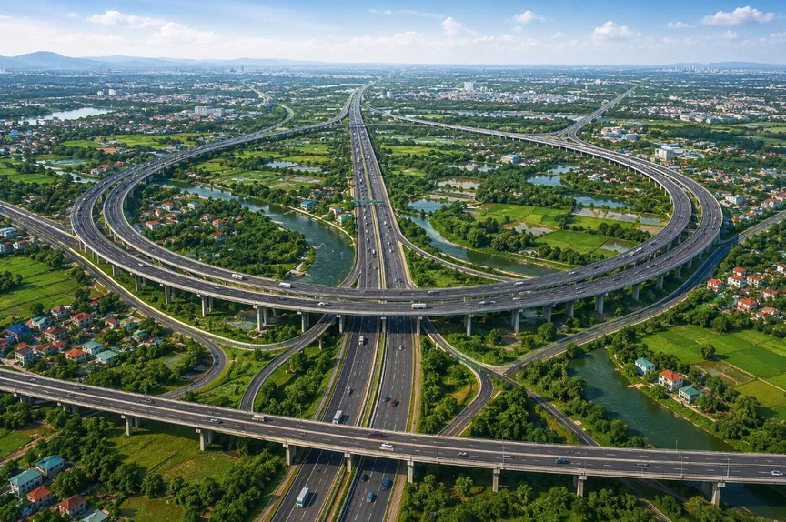 Đề xuất đầu tư hơn 235.000 tỷ xây dựng tuyến vành đai qua 7 tỉnh, thành miền Bắc, dự kiến khai thác từ năm 2031 - Ảnh 1. Đề xuất đầu tư hơn 235.000 tỷ xây dựng tuyến vành đai qua 7 tỉnh, thành miền Bắc, dự kiến khai thác từ năm 2031 - Ảnh 1.