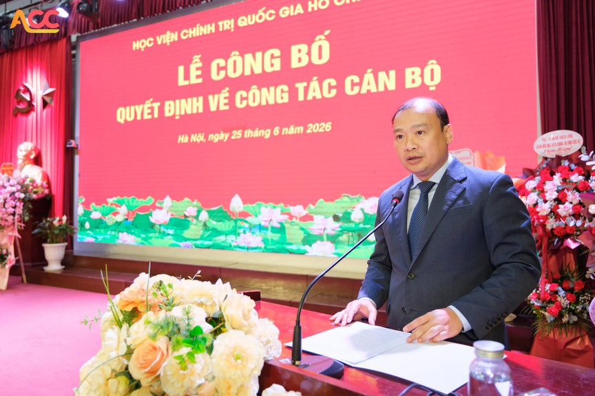 Học viện Báo chí và Tuyên truyền công bố quyết định bổ nhiệm cán bộ - Ảnh 1.