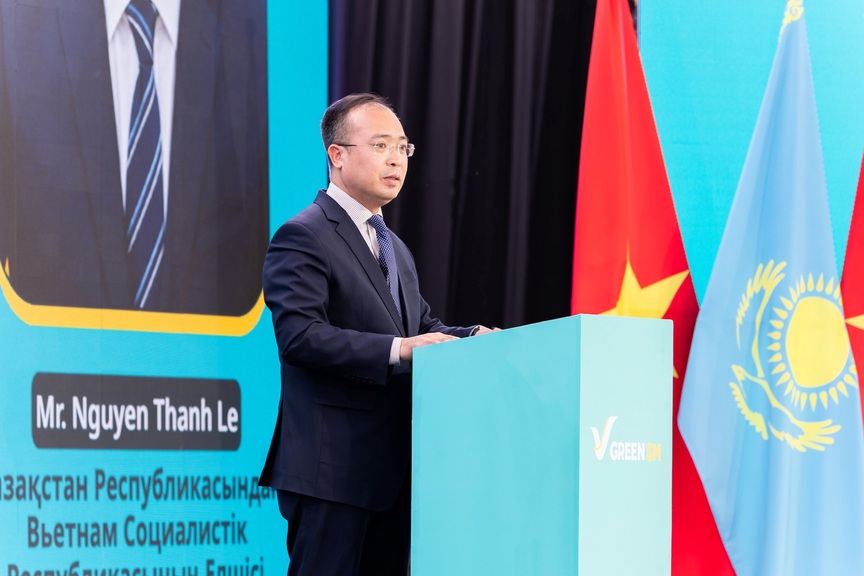 Green SM chính thức ra mắt dịch vụ gọi xe thuần điện Kazakhstan - Ảnh 1.