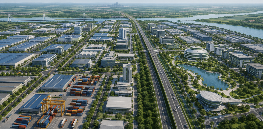 Việt Nam sắp hình thành khu kinh tế chuyên biệt đầu tiên, quy mô 5.300ha trải dài 6 xã của thành phố nhỏ nhất cả nước - Ảnh 1.