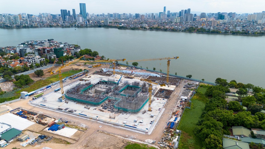 Chỉ 1 năm nữa sẽ hoàn thiện nhà hát chưa từng có trong lịch sử của Việt Nam, thuộc top đắt đỏ nhất thế giới - Ảnh 1.