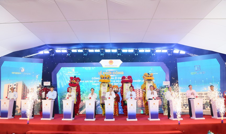 Hưng Yên đồng loạt khởi công hai dự án nhà ở cho thuê - Ảnh 2.