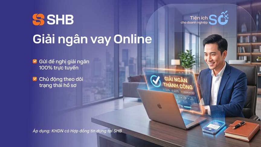 Từ sinh trắc học đến giải ngân online: SHB gia tăng tiện ích số dành cho khách hàng doanh nghiệp - Ảnh 1.