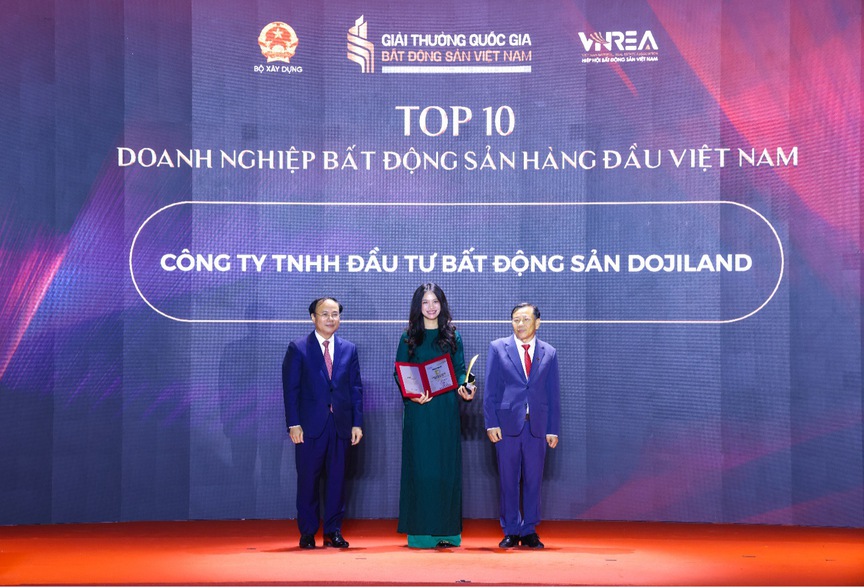 DOJILAND thắng lớn tại Giải thưởng Quốc gia Bất động sản Việt Nam- Ảnh 1.