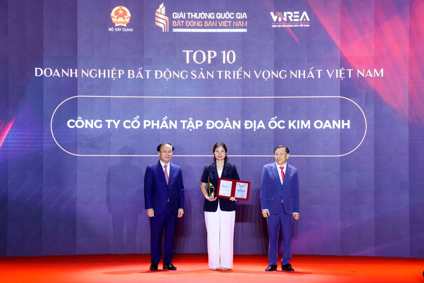 Kim Oanh Group thắng lớn tại Giải thưởng Quốc gia Bất động sản Việt Nam lần thứ II- Ảnh 1. Kim Oanh Group thắng lớn tại Giải thưởng Quốc gia Bất động sản Việt Nam lần thứ II- Ảnh 1.