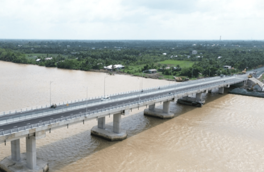 Cầu vượt sông 8.000 tỷ xoá bỏ toàn bộ các bến phà lâu đời, rút ngắn khoảng 80km từ miền Tây đến TP. HCM: Phấn đấu hoàn thành sớm 6 tháng - Ảnh 1.