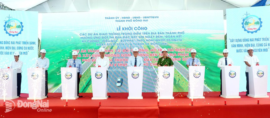 TP lớn nhất Việt Nam chính thức khởi công dự án thành phần đầu tiên thuộc tuyến vành đai hơn 120.000 tỷ - Ảnh 1.