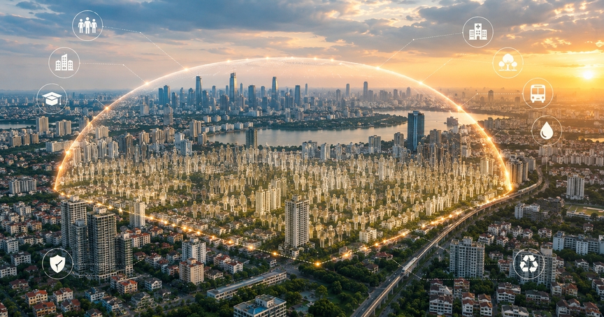 Quy hoạch Hà Nội 100 năm: Lần đầu Thủ đô tính ngưỡng 'chịu tải' cho đô thị có thể lên tới 25 triệu dân - Ảnh 4.