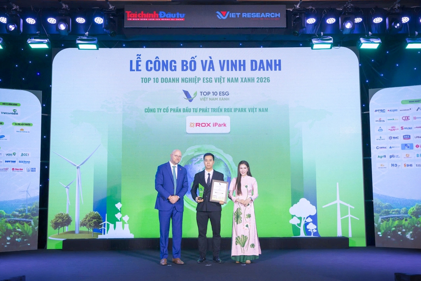 KCN Gia Lộc được vinh danh Top 10 Khu công nghiệp ESG Việt Nam Xanh 2026 - Ảnh 1.