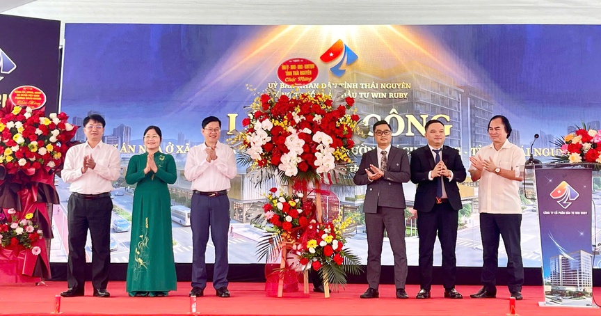 Thái Nguyên đồng loạt khởi công 6 dự án nhà ở xã hội  - Ảnh 5.