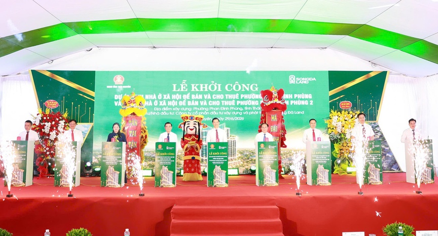 Thái Nguyên đồng loạt khởi công 6 dự án nhà ở xã hội  - Ảnh 2.