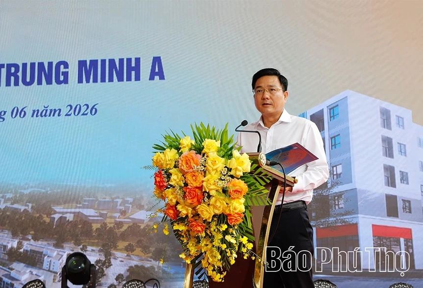 Phú Thọ: Khởi công dự án Khu nhà ở xã hội và cho thuê Trung Minh A - Ảnh 2.