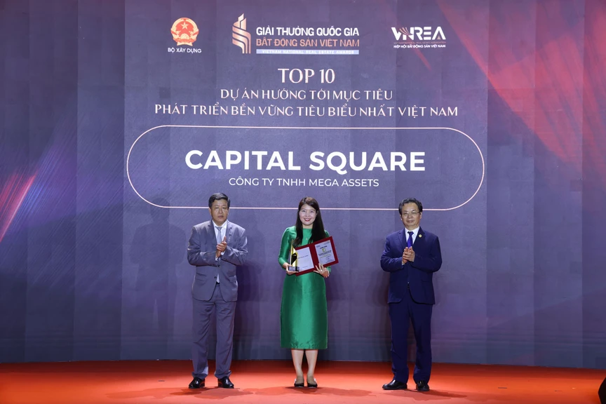 Capital Square được vinh danh Top 10 Dự án hướng tới mục tiêu phát triển bền vững tiêu biểu nhất Viêt Nam- Ảnh 1.