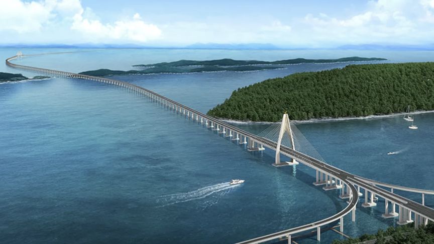 Cầu vượt biển dài nhất Đông Nam Á hiện nay, rút ngắn thời gian di chuyển từ 2 giờ còn 30 phút- Ảnh 1.
