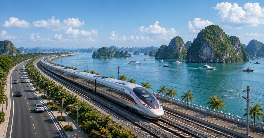 Bắt đầu triển khai thi công tuyến đường sắt tốc độ cao đầu tiên của Việt Nam 147.000 tỷ do Vingroup đầu tư- Ảnh 6.