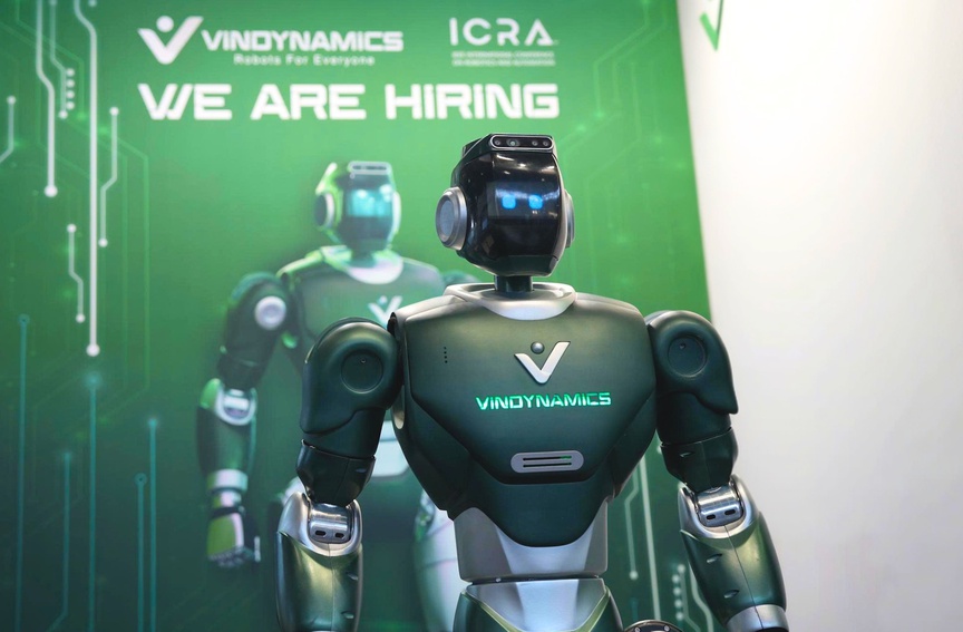 Vindynamics lần đầu ra mắt robot hình người tại 2 sự kiện công nghệ hàng đầu thế giới- Ảnh 1.