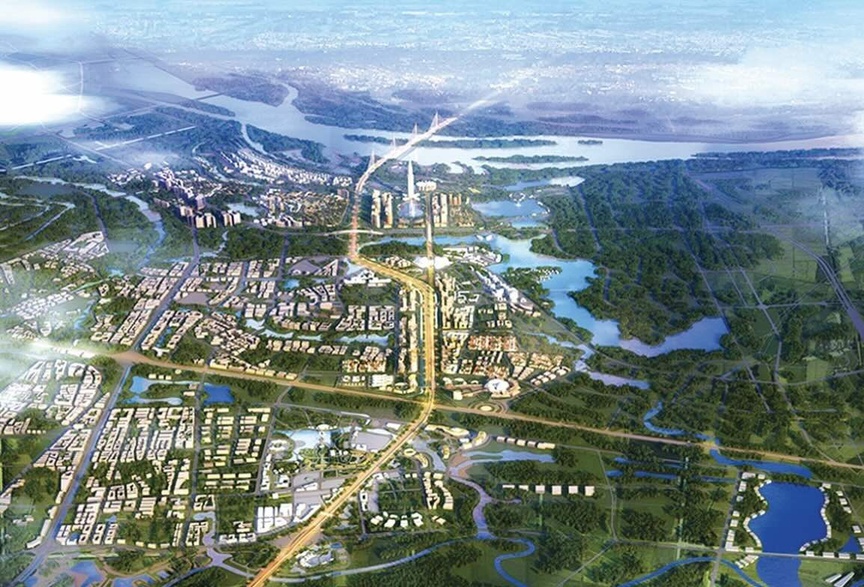 Rục rịch triển khai thành phố trung hòa carbon đầu tiên Việt Nam: Có tòa nhà chọc trời 108 tầng, tầm nhìn 360 độ- Ảnh 1.