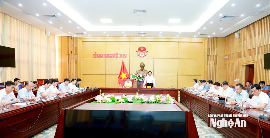 Hình ảnh tại buổi làm việc. Nguồn ảnh: Báo Nghệ An Hình ảnh tại buổi làm việc. Nguồn ảnh: Báo Nghệ An