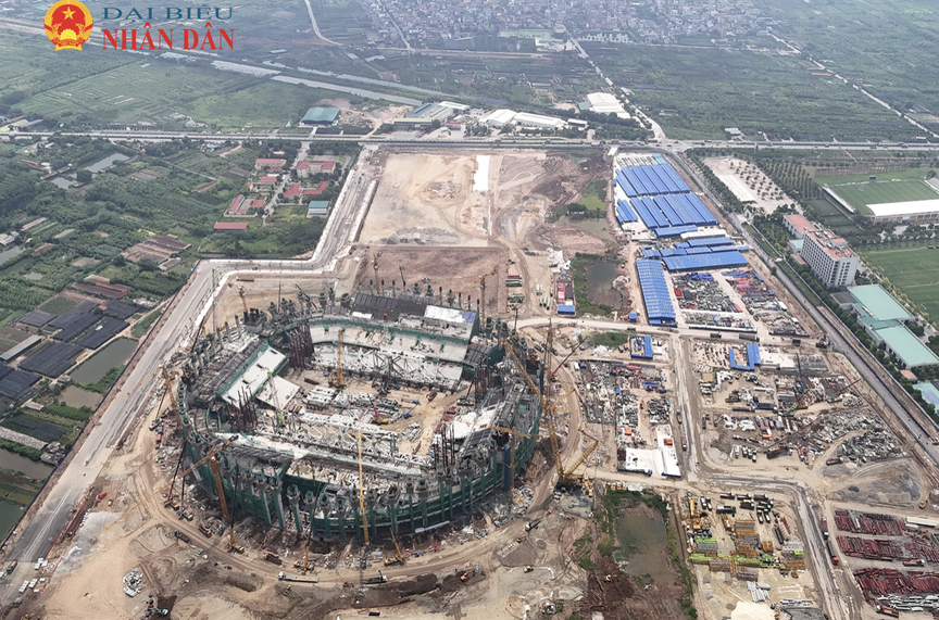 Siêu sân vận động sức chứa 60.000 chỗ ngồi vượt chuẩn quốc tế của Việt Nam sẽ hoàn thành vào năm 2027 - Ảnh 1.