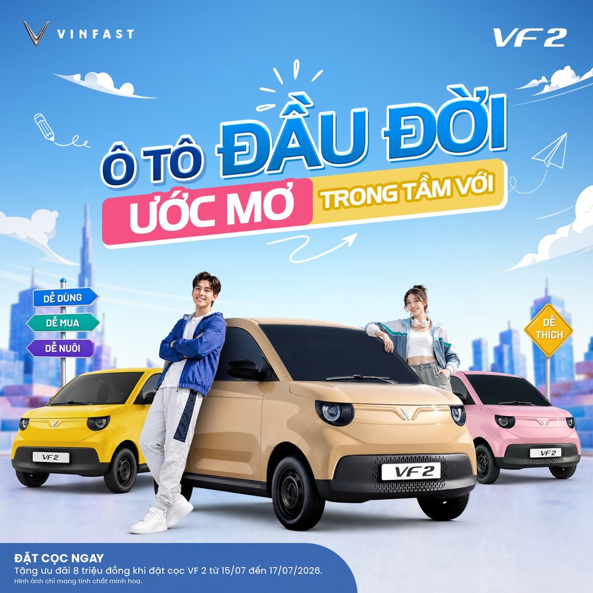 Vinfast VF 2 Chính thức nhận đặt cọc - Ưu đãi 8 triệu đồng trong 3 ngày ‘Vàng’ - Ảnh 4.