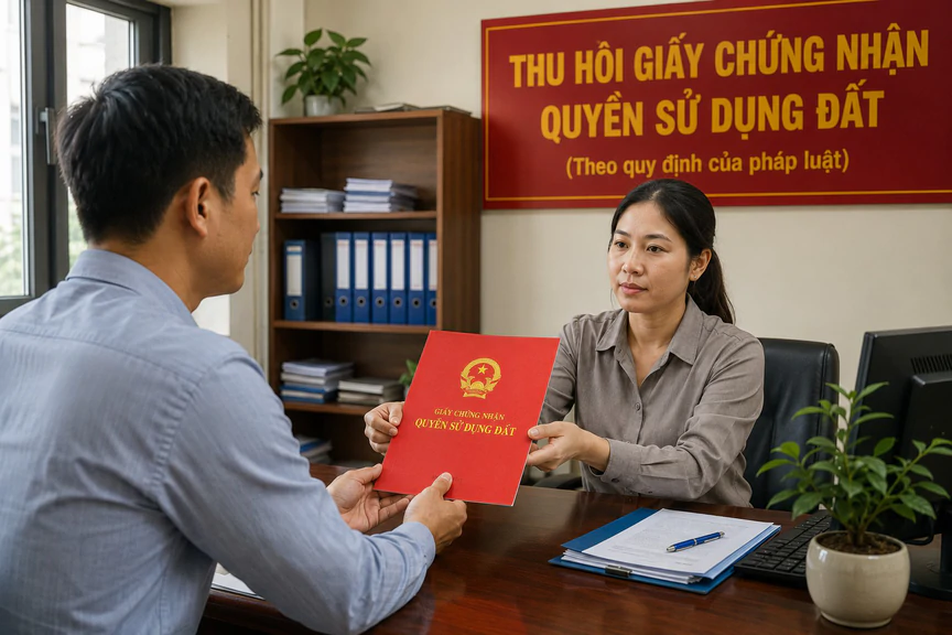 Từ giờ, 6 trường hợp sổ đỏ sẽ bị thu hồi theo quy định mới, người dân cần đặc biệt chú ý - Ảnh 1.