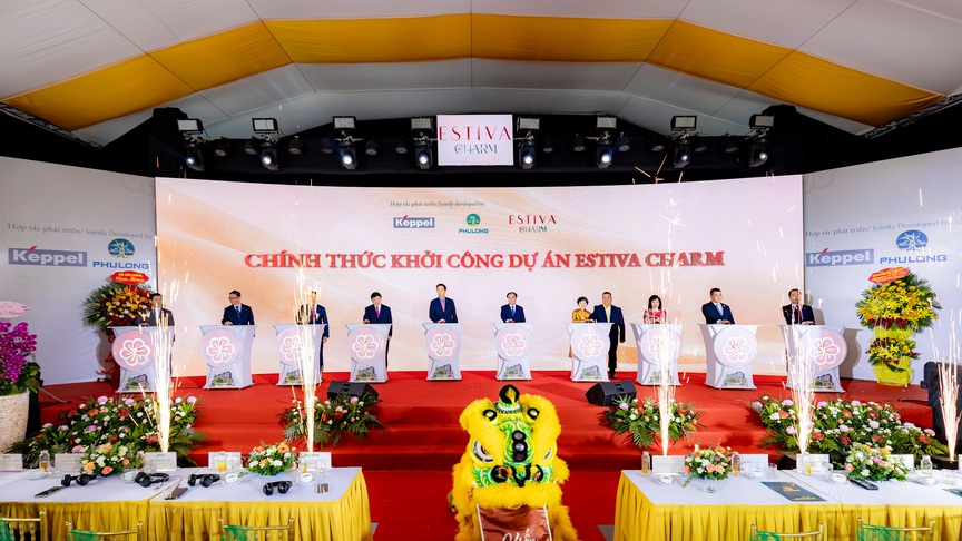 Phú Long và Keppel khởi công Estiva Charm, khiến tạo chuẩn sống quốc tế giữa trung tâm thành phố sáng tạo - Ảnh 1.