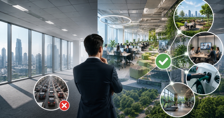 Savills: Doanh nghiệp hiện nay chọn văn phòng không còn vì vị trí đẹp - Ảnh 2.