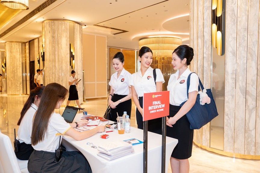 Sức nóng ngày hội tuyển dụng tiếp viên hàng không lớn nhất năm của Sun PhuQuoc Airways tại Hà Nội - Ảnh 14.